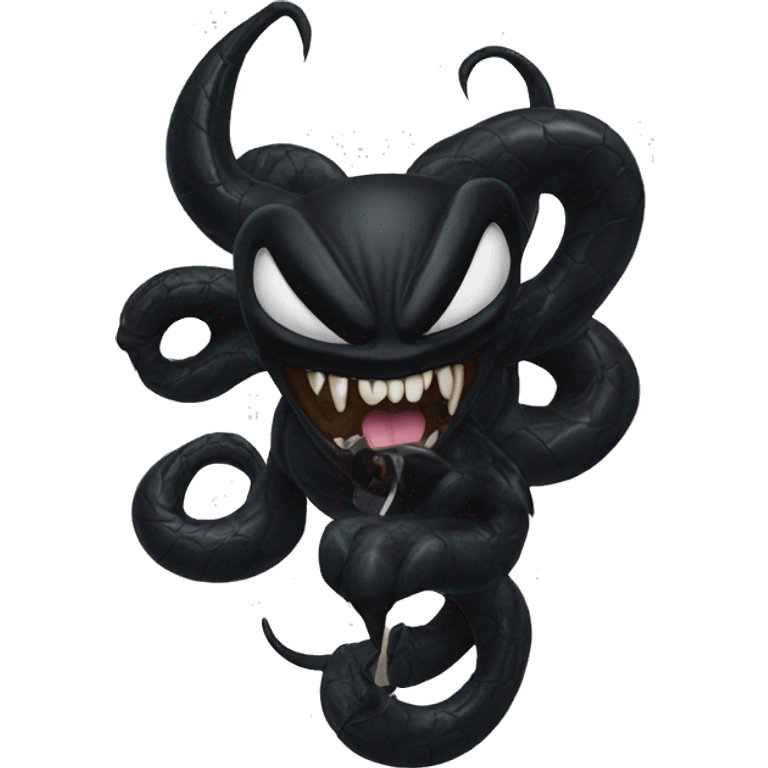 Black venom emoji