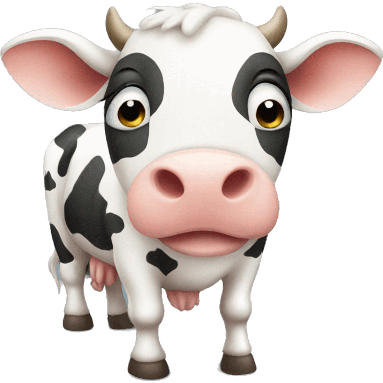 Cute cow emoji