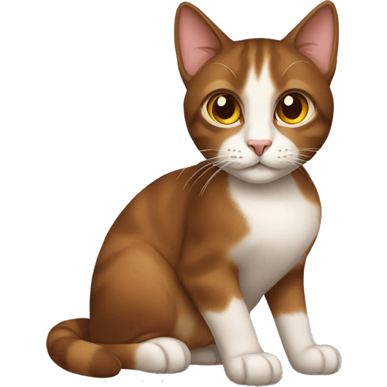 Brown female cat emoji