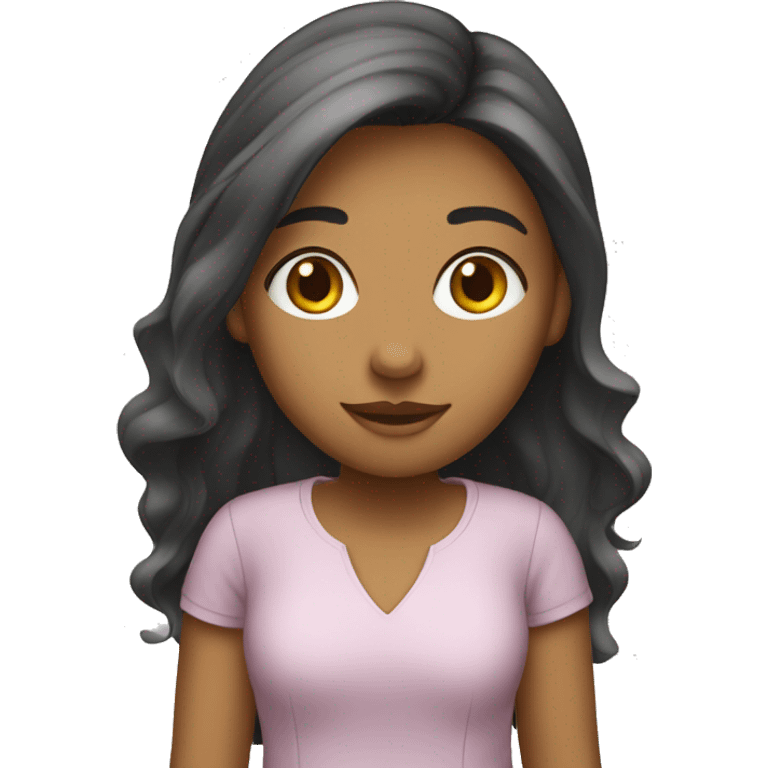 une jeune fille etudiante emoji