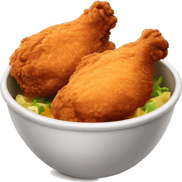 Fried Chicken in a Bowl emoji