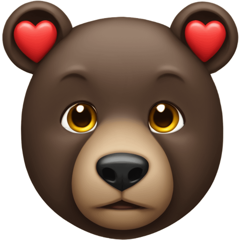 Oso con corazón  emoji