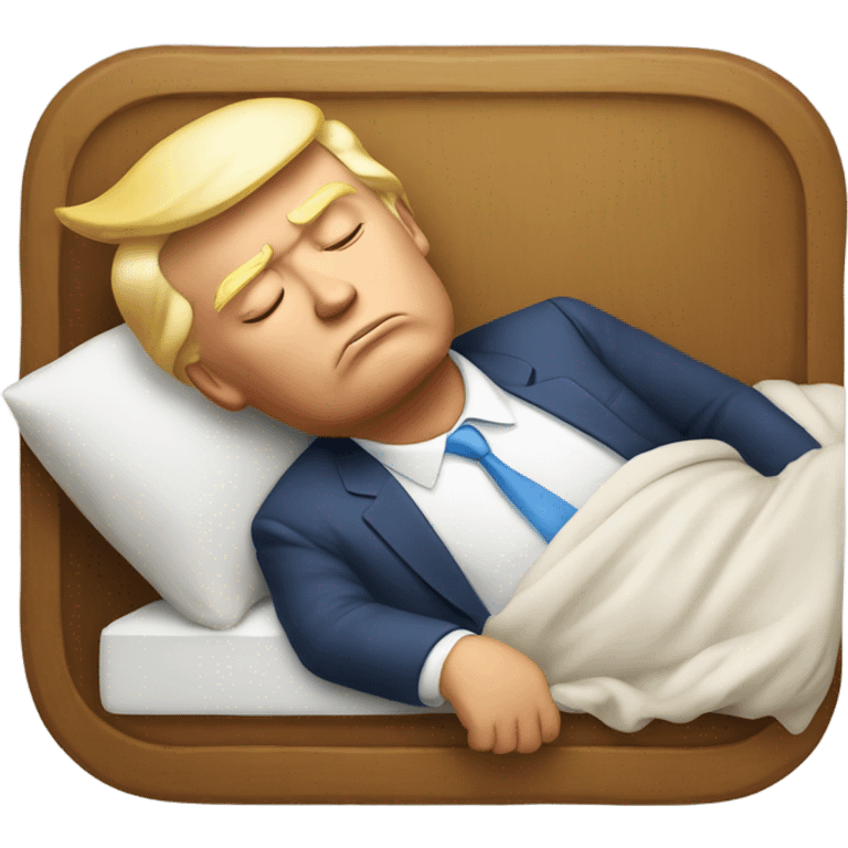 Donald trump sleeping  emoji