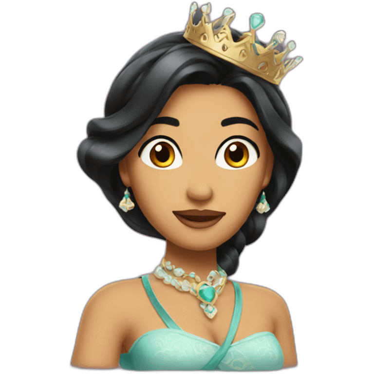 queen jasmine emoji