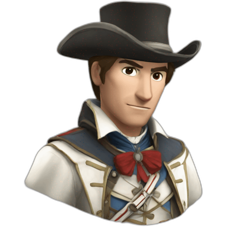 Connor's avatar in Assassin's Creed 3 emoji