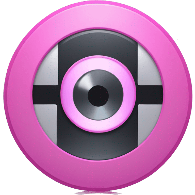 pink optical disk emoji