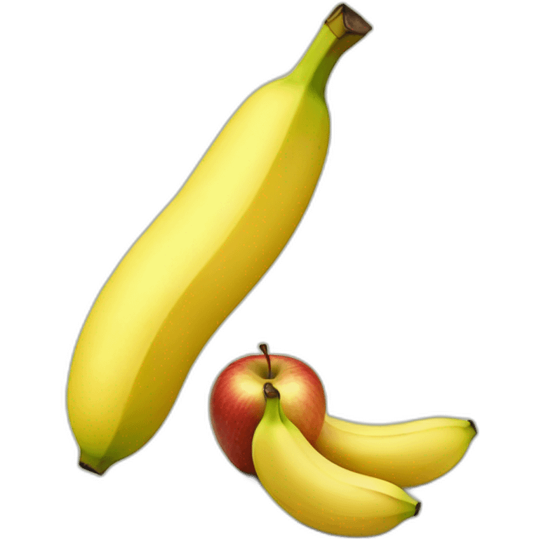 banana and apple emoji