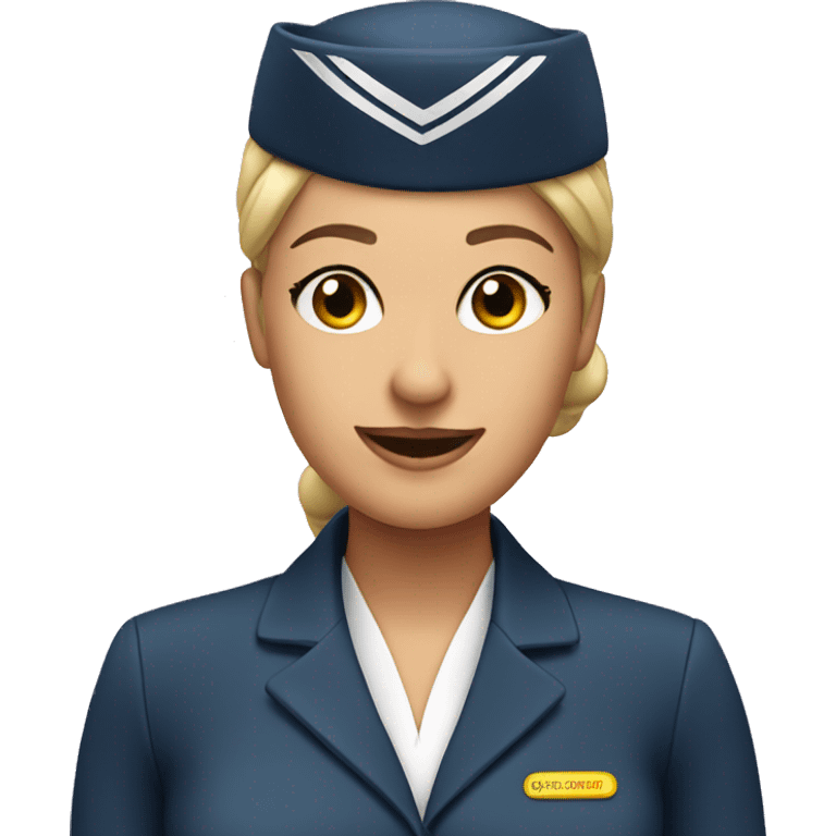 flight attendant  emoji