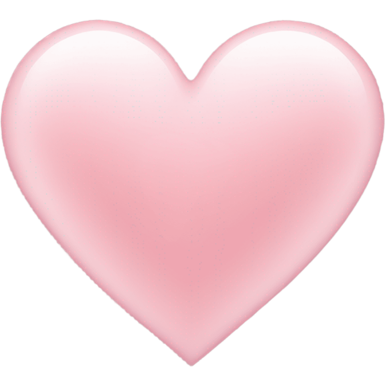 Light pink heart  emoji