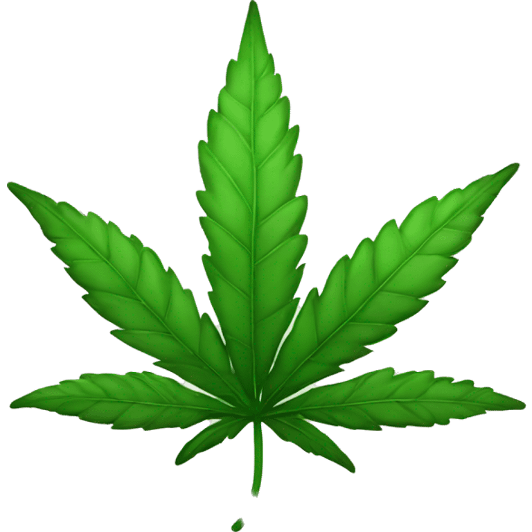 Weed leaf emoji