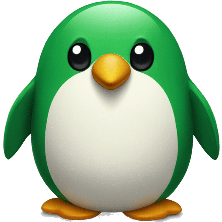 green pinguin emoji