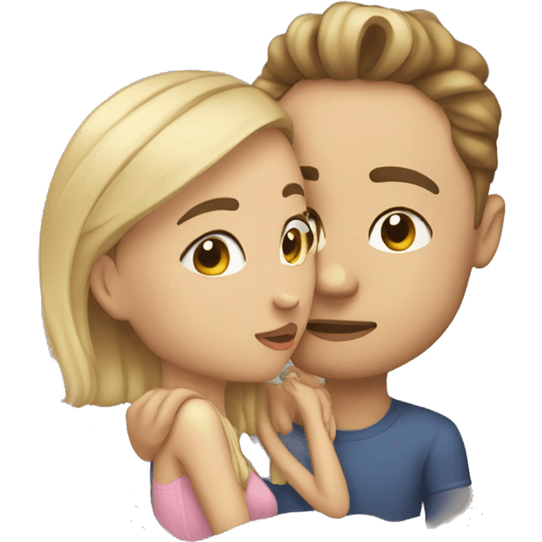 Boyfriend girlfriend kissing emoji