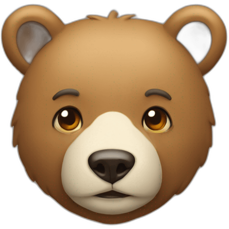 Chat pêchant un ours emoji