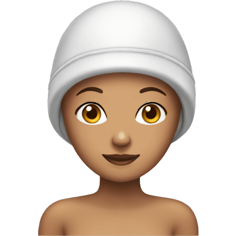 woman with bathing cap emoji