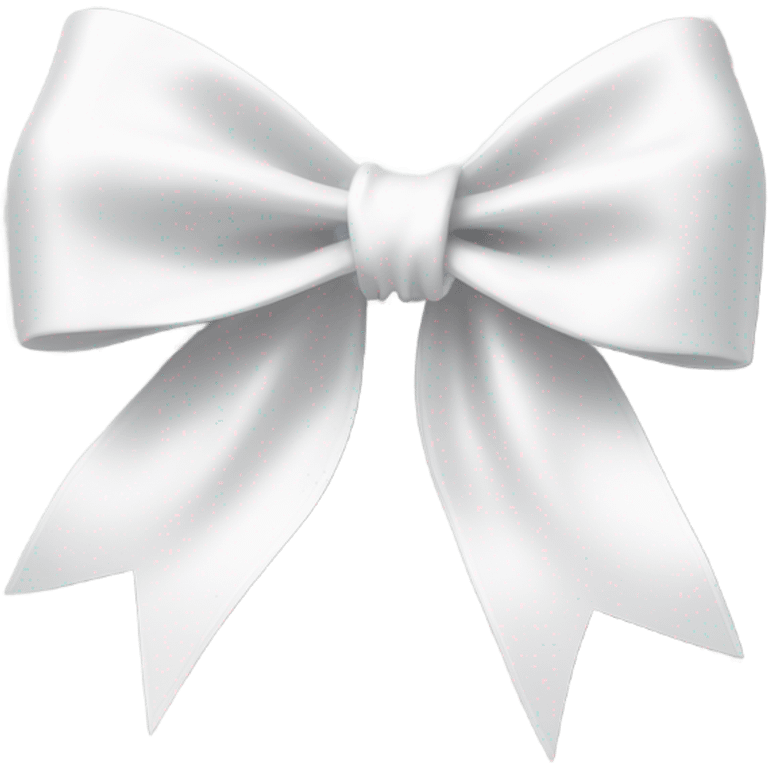 White bow emoji