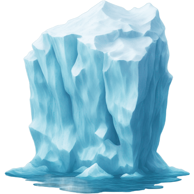 An iceberg emoji