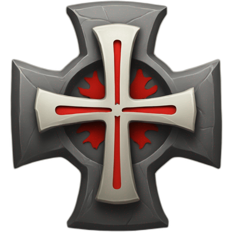 Templar cross emoji