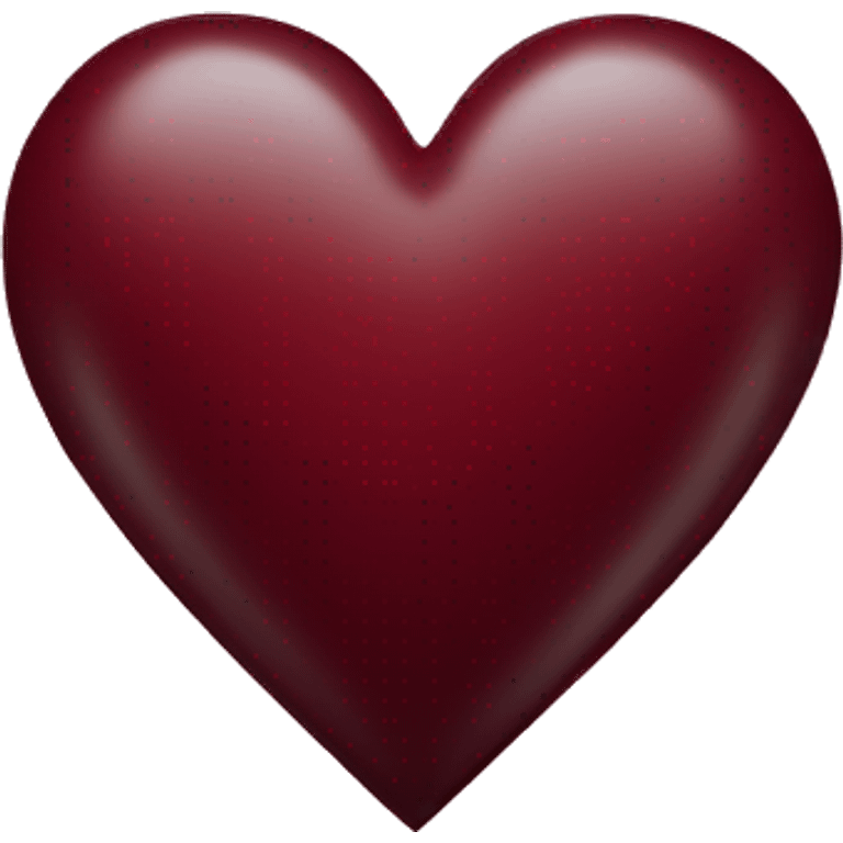 dark red heart emoji