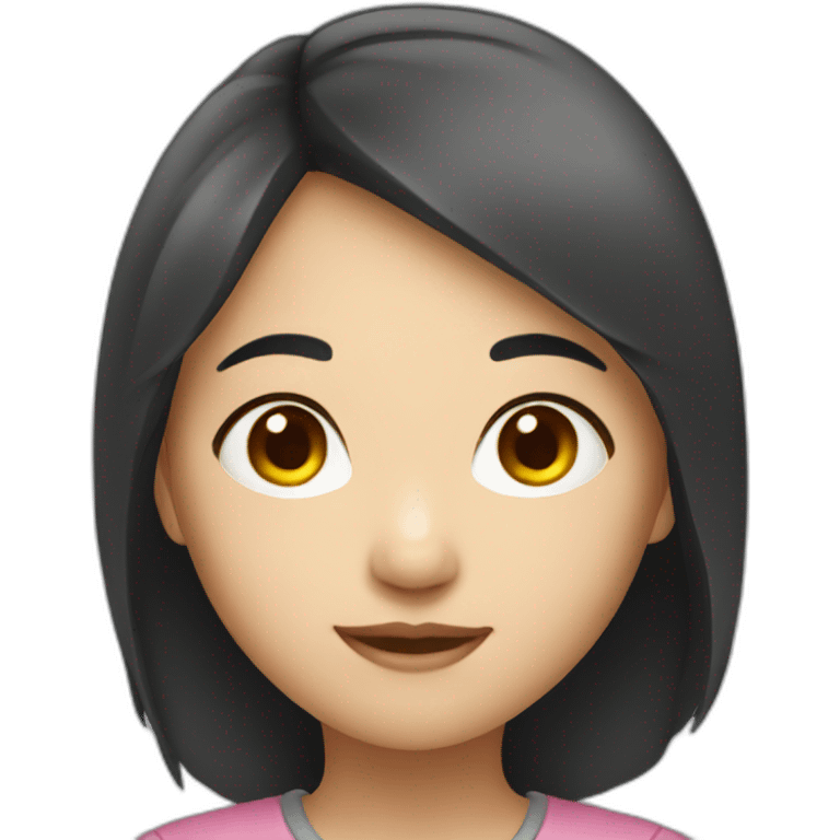 Asian girl emoji