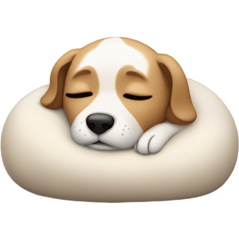 Dog sleeping  emoji