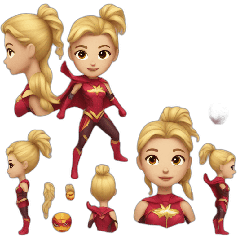 superhero girl emoji