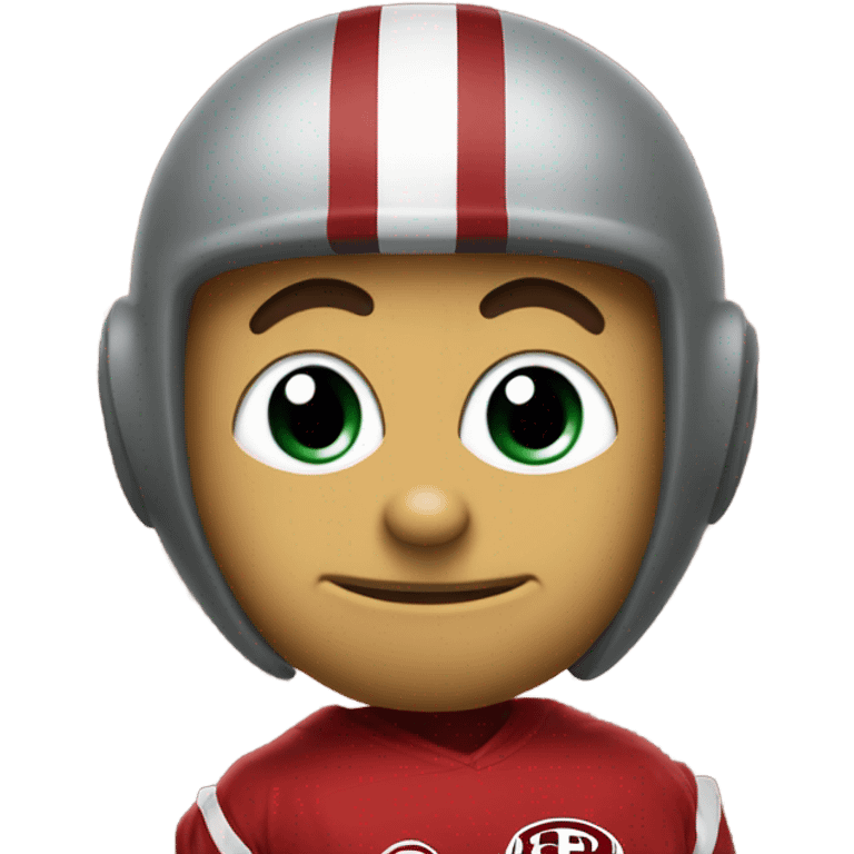 Brutus the buckeye mascot emoji