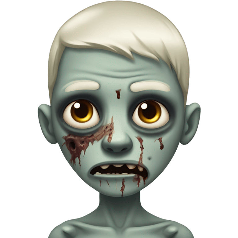 zombie boy crying emoji