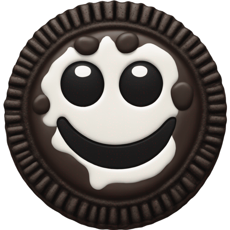 Oreo cookie emoji