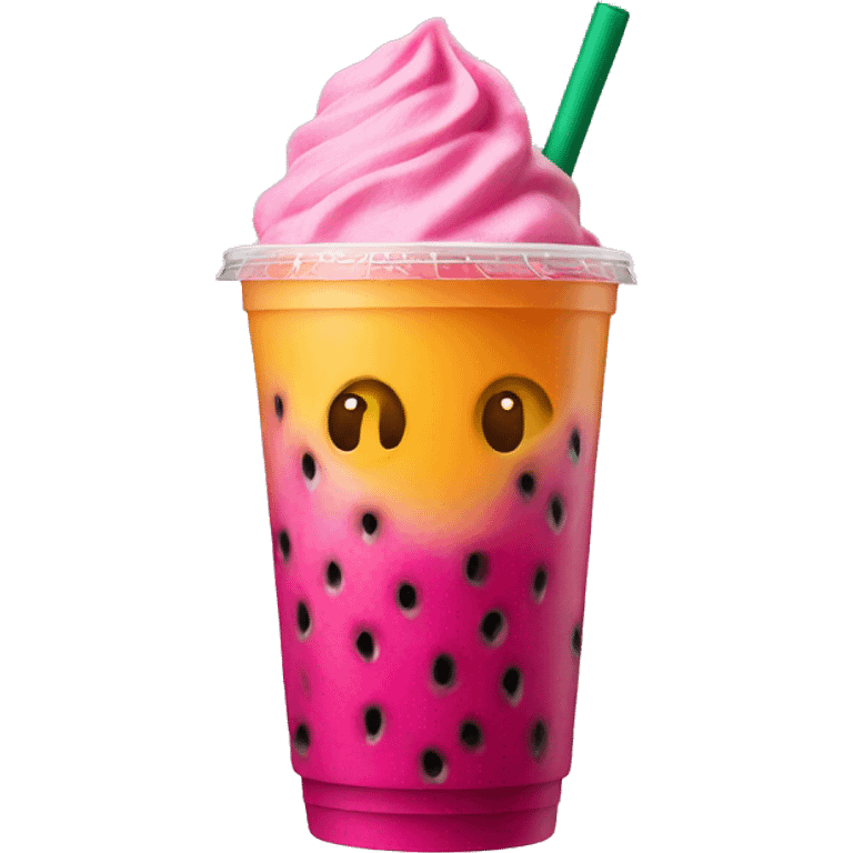 Starbucks Mango dragonfruit Refresher emoji