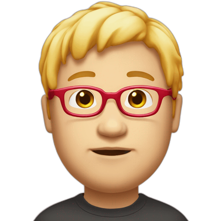 red-spectacles-fat-men-japanese-pinkhair emoji