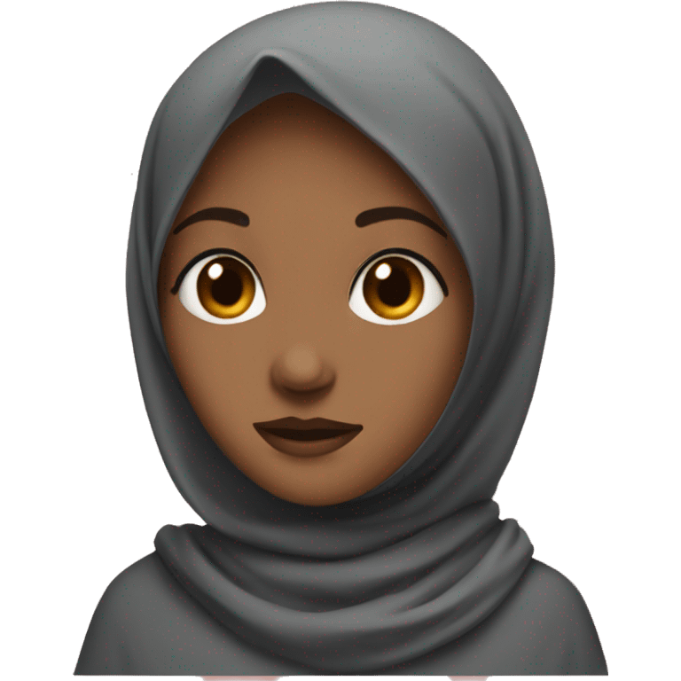 Girl warring a real hijab emoji