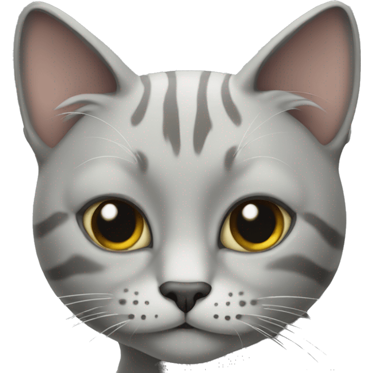 cat that is grey emoji