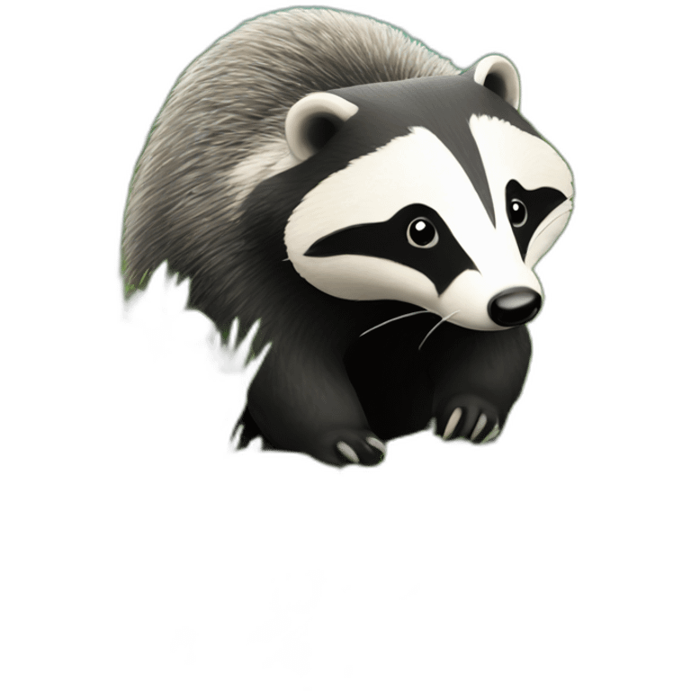 badger in garden emoji