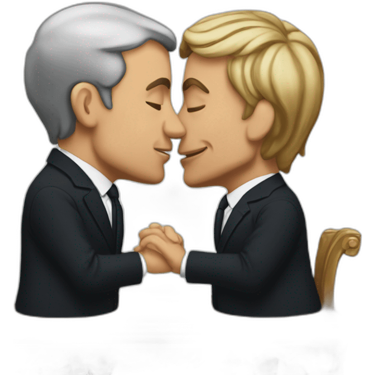 Zemour kiss Macron emoji