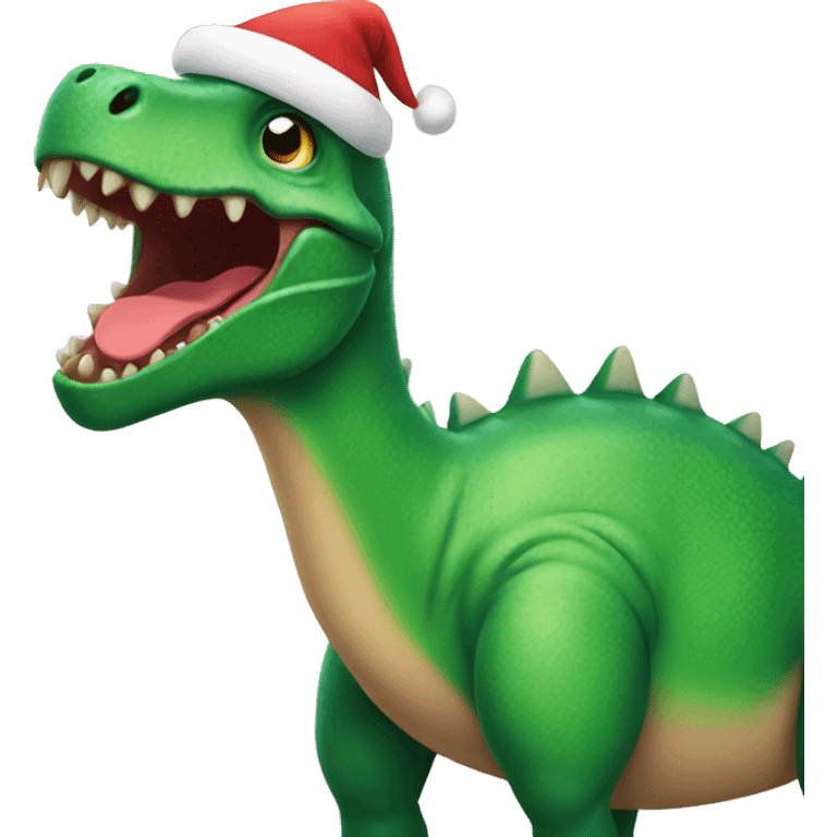 Christmas Dinosaur  emoji