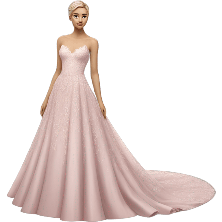 pink wedding dress  emoji