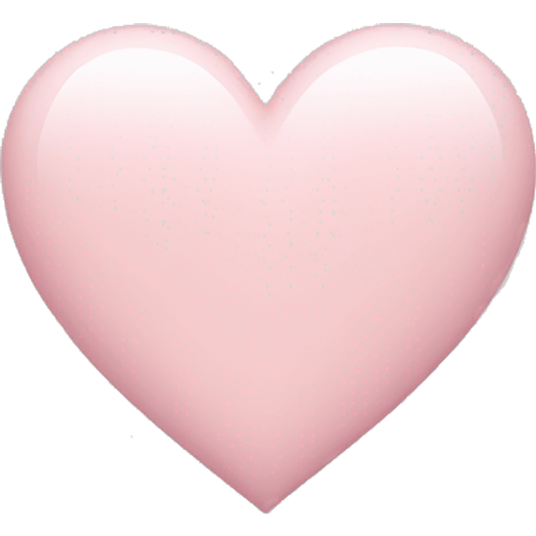 pale pink heart emoji