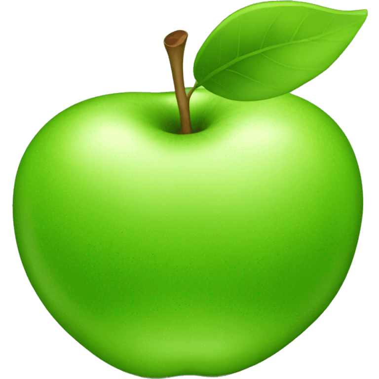 apple butt green emoji