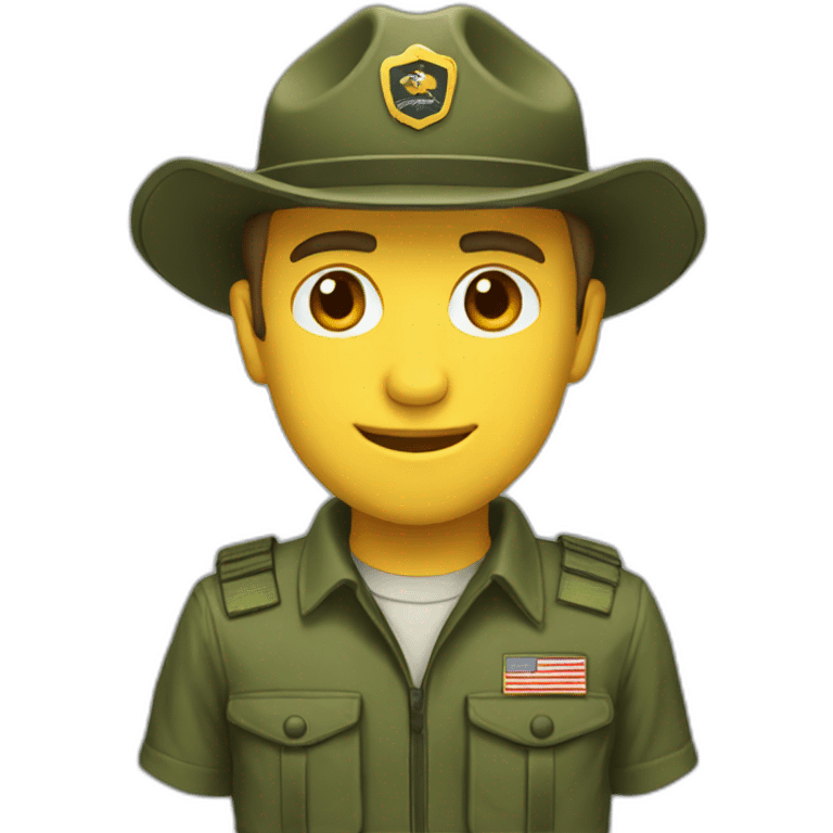 male marine ranger emoji