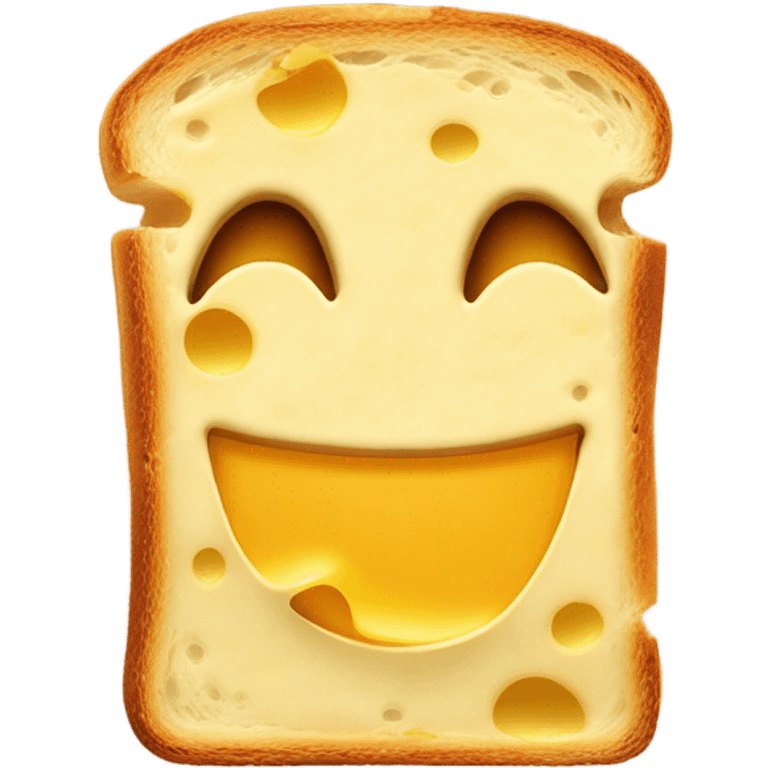 Cheesy Jesus on toast emoji