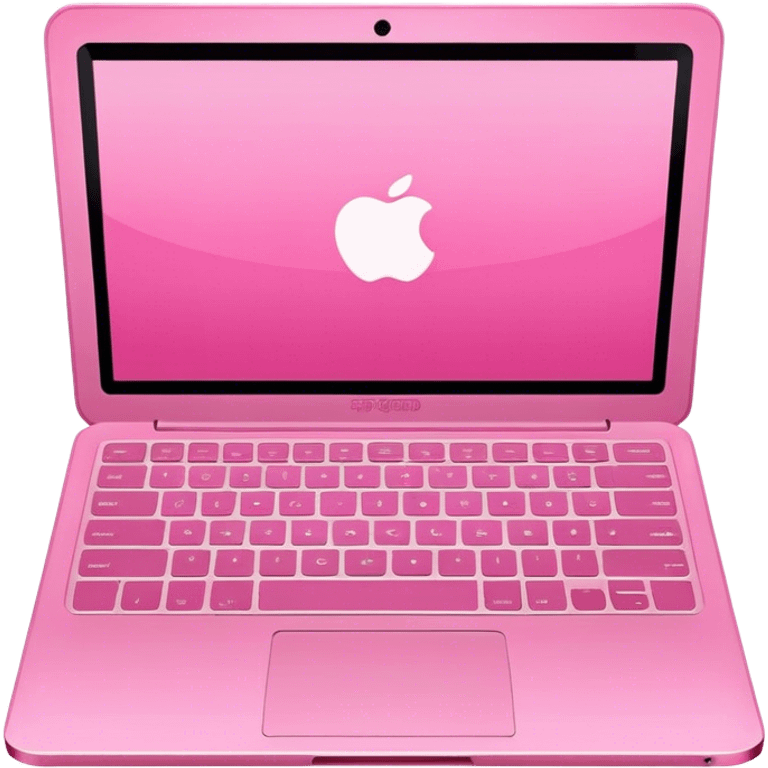 pink laptop emoji