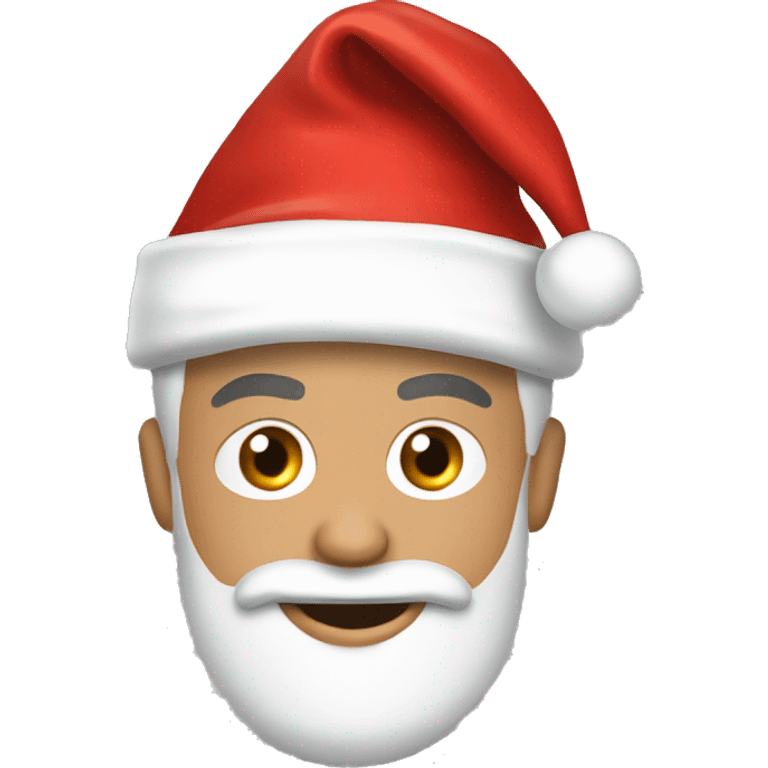 cristiano ronaldo with santa hat emoji