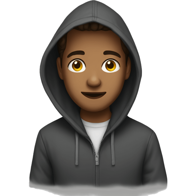 Nate in a hoody emoji