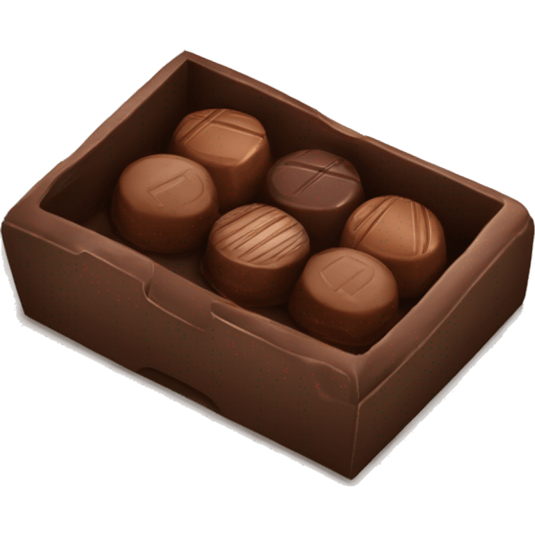 cute box of chocolates  emoji