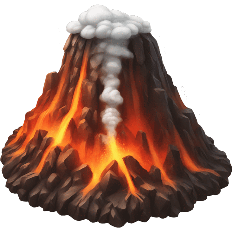 Coke volcano  emoji