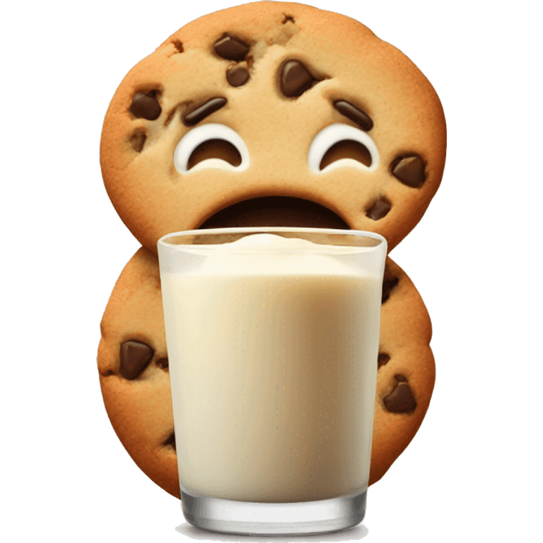 Cookie with milk  emoji