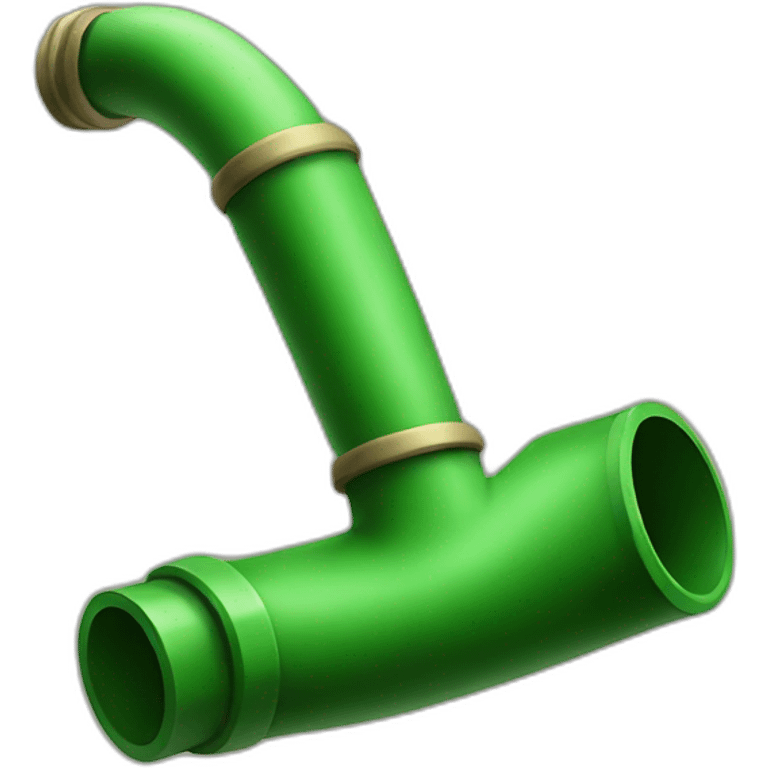 A green pipe emoji