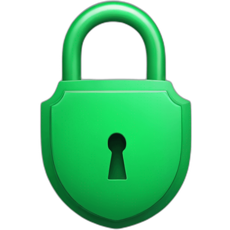 Lock green emoji