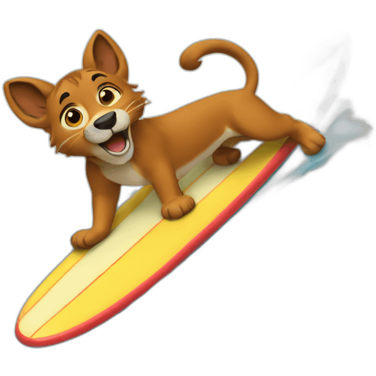 leao surfing emoji