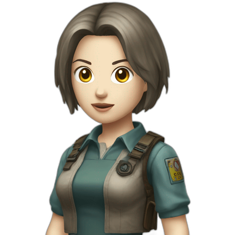 alice resident evil full body emoji